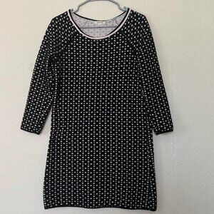 Max Studio Women's Straight Dress 3/4 Sleeves Jersey Size S